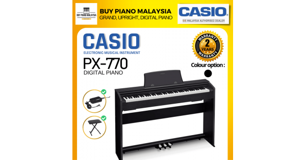 Casio px770 bk outlet privia digital piano